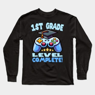 1St Level Complete Video Gamers Graduation Class 2024 Long Sleeve T-Shirt